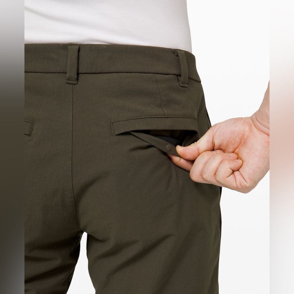 LULULEMON Men’s deep green pants Commission Pant Classic size 33‎ - Picture 9 of 16
